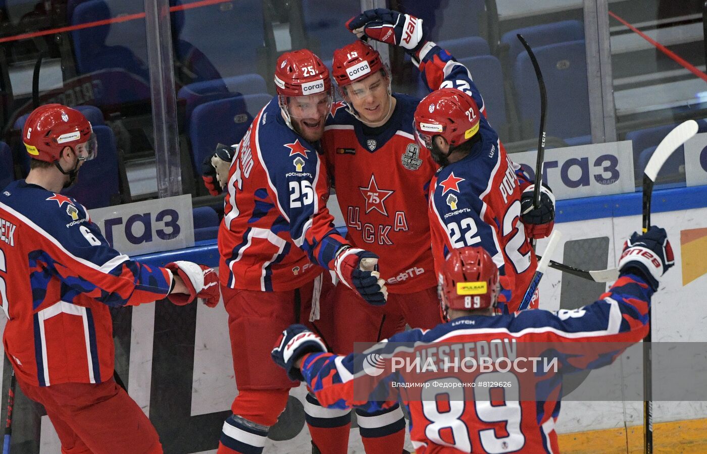 Хоккей. КХЛ. Матч ЦСКА - "Локомотив"