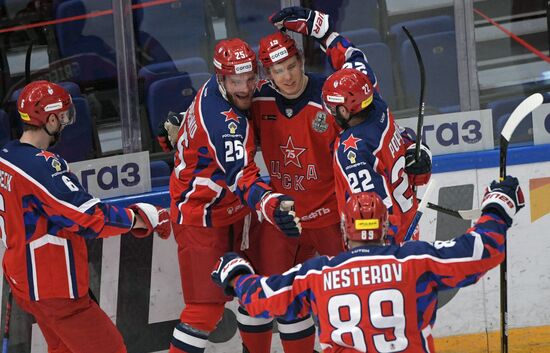 Хоккей. КХЛ. Матч ЦСКА - "Локомотив"