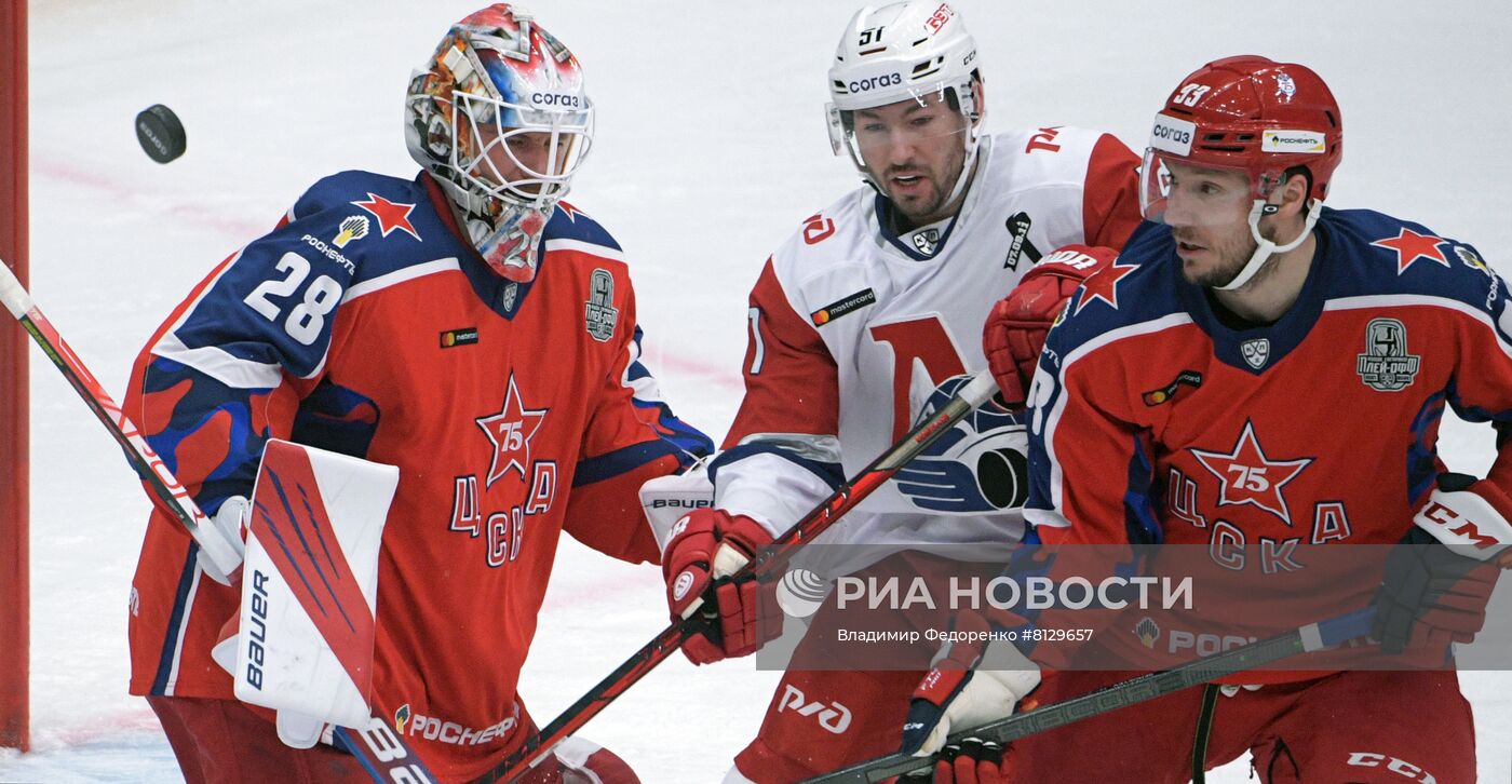 Хоккей. КХЛ. Матч ЦСКА - "Локомотив"