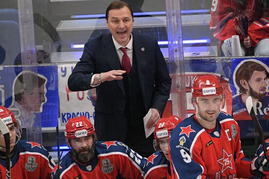 Хоккей. КХЛ. Матч ЦСКА - "Локомотив"