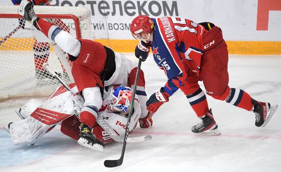 Хоккей. КХЛ. Матч ЦСКА - "Локомотив"