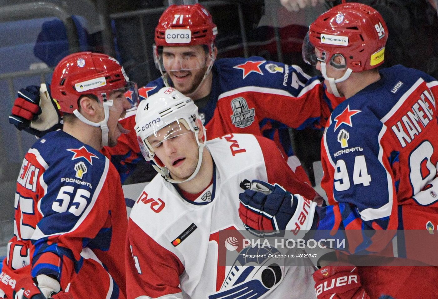 Хоккей. КХЛ. Матч ЦСКА - "Локомотив"