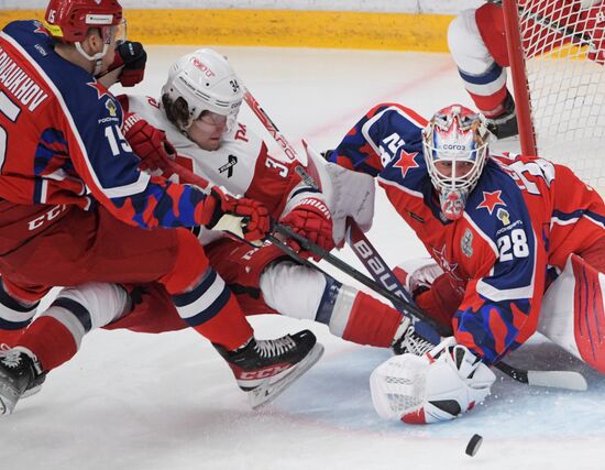 Хоккей. КХЛ. Матч ЦСКА - "Локомотив"