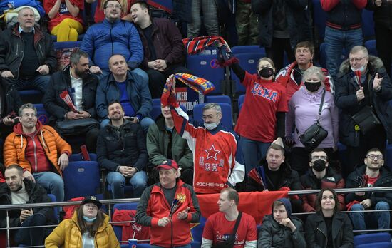 Хоккей. КХЛ. Матч ЦСКА - "Локомотив"