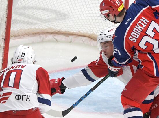 Хоккей. КХЛ. Матч ЦСКА - "Локомотив"