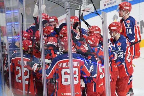 Хоккей. КХЛ. Матч ЦСКА - "Локомотив"