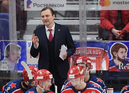 Хоккей. КХЛ. Матч ЦСКА - "Локомотив"
