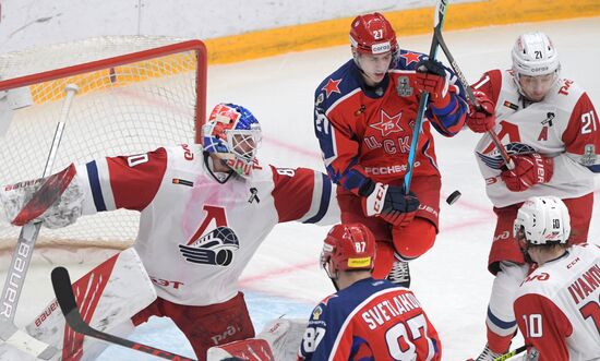 Хоккей. КХЛ. Матч ЦСКА - "Локомотив"