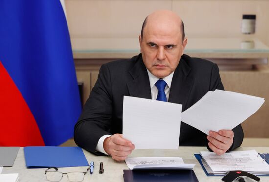 Премьер-министр РФ М. Мишустин провел заседание правительства РФ