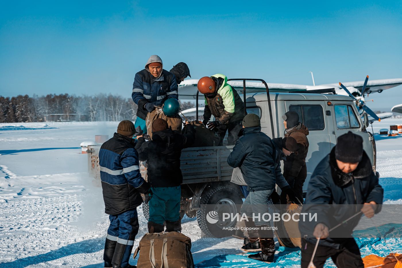 Учения "Авиалесоохраны" в Якутии
