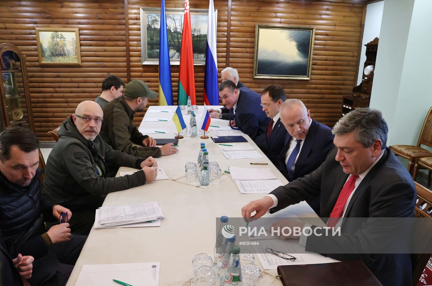 Российско-украинские переговоры в Белоруссии