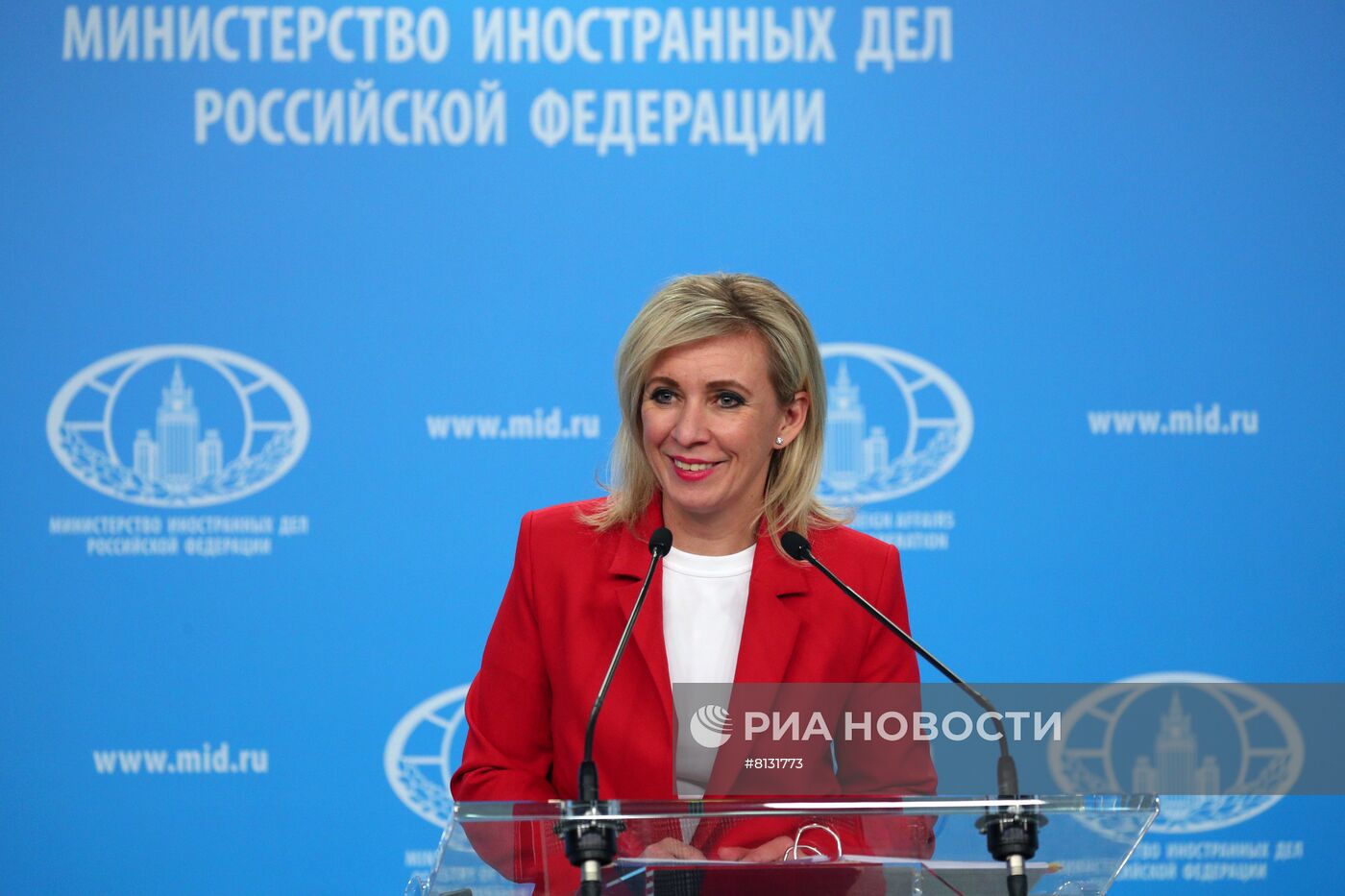 Брифинг официального представителя МИД России М. Захаровой