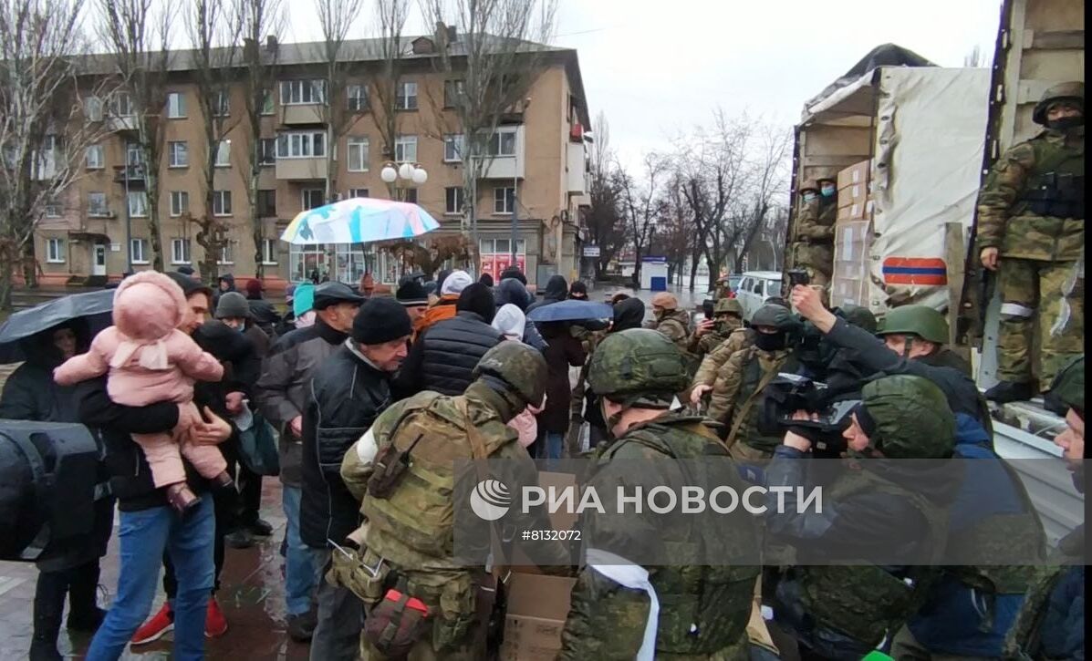 Из Крыма в украинский Мелитополь доставлено 110 тонн гуманитарной помощи населению