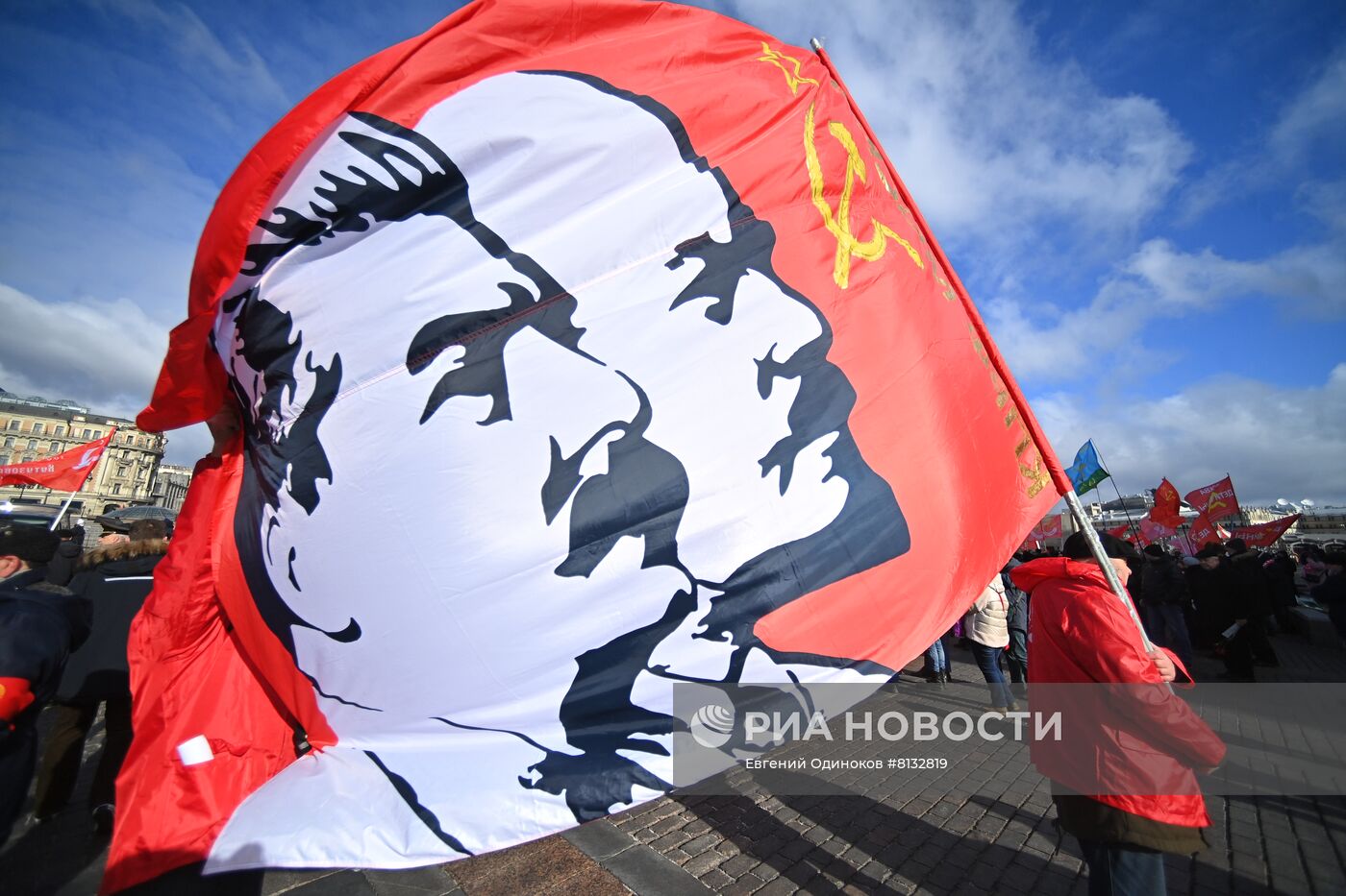 Возложения цветов в связи с годовщиной со дня смерти И.В. Сталина