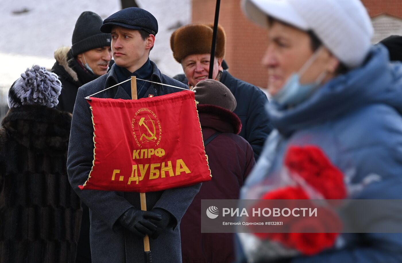 Возложения цветов в связи с годовщиной со дня смерти И.В. Сталина