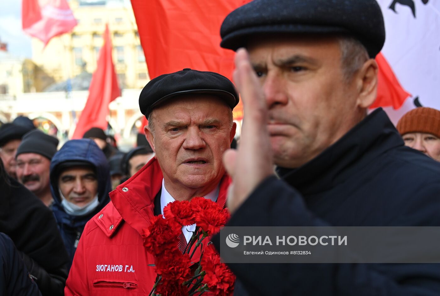 Возложения цветов в связи с годовщиной со дня смерти И.В. Сталина