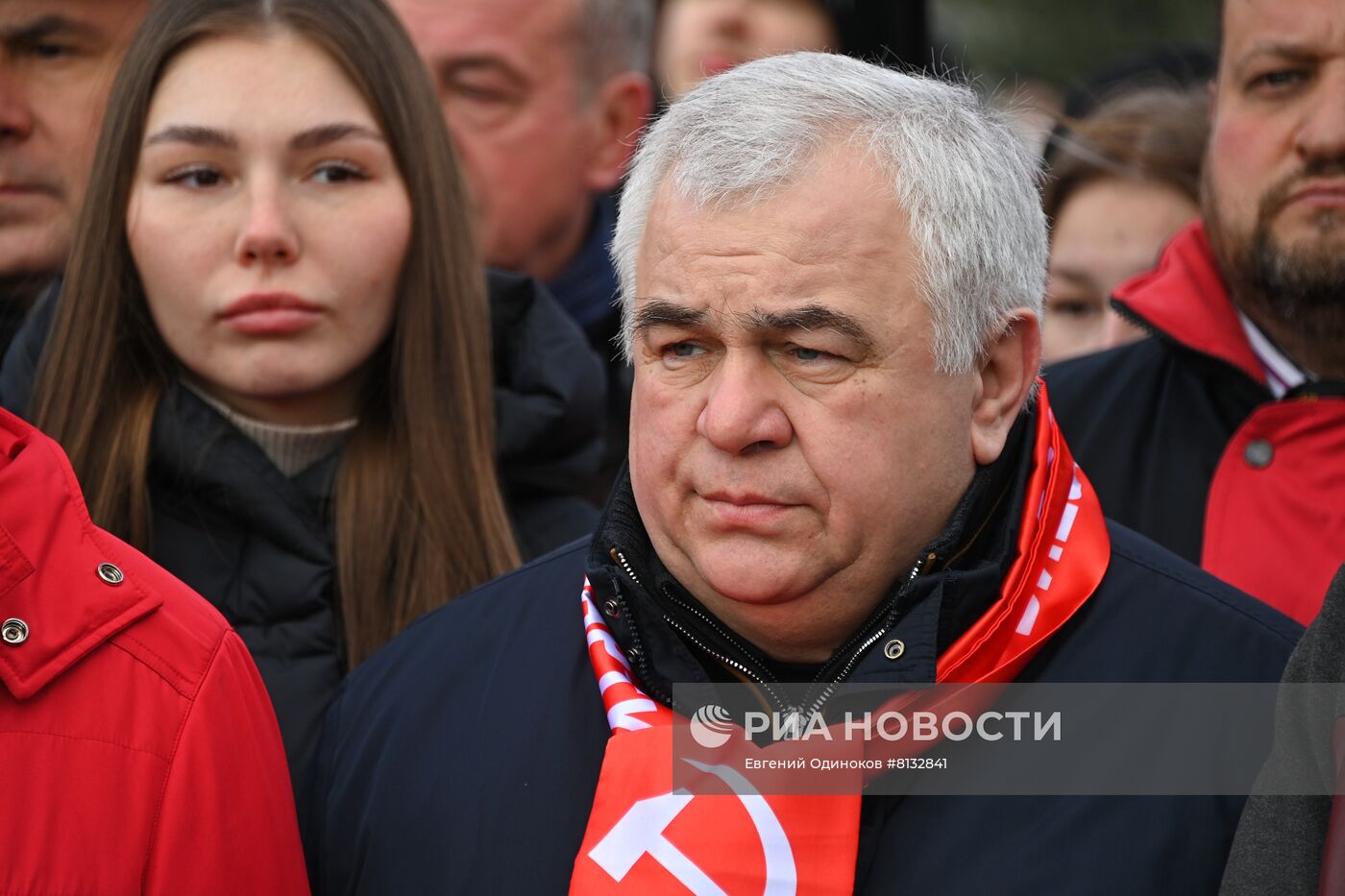 Возложения цветов в связи с годовщиной со дня смерти И.В. Сталина