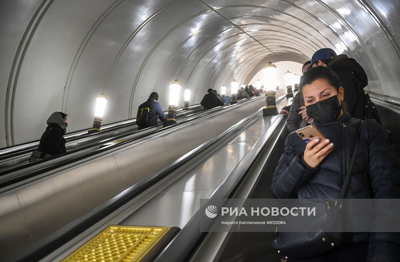 Вестибюль станции "Новослободская" Кольцевой линии открыли после ремонта