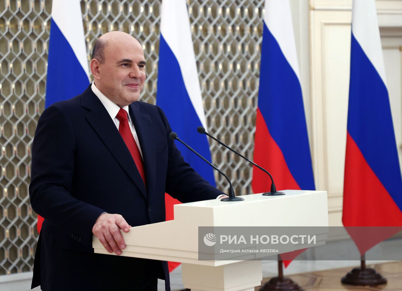 Премьер-министр РФ М. Мишустин принял участие в торжественном мероприятии посвященном 8 марта