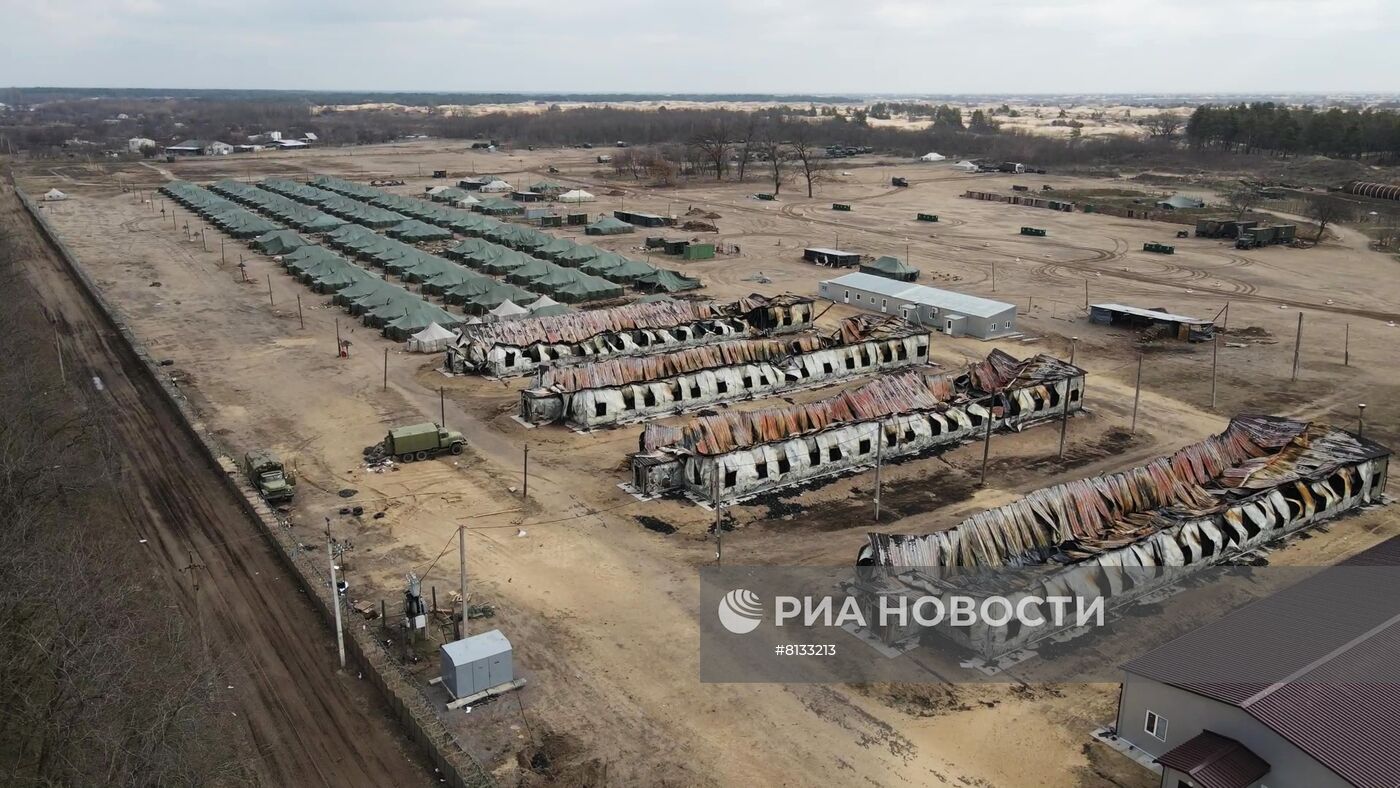 Российские военнослужащие взяли под контроль военную базу ВСУ под Херсоном