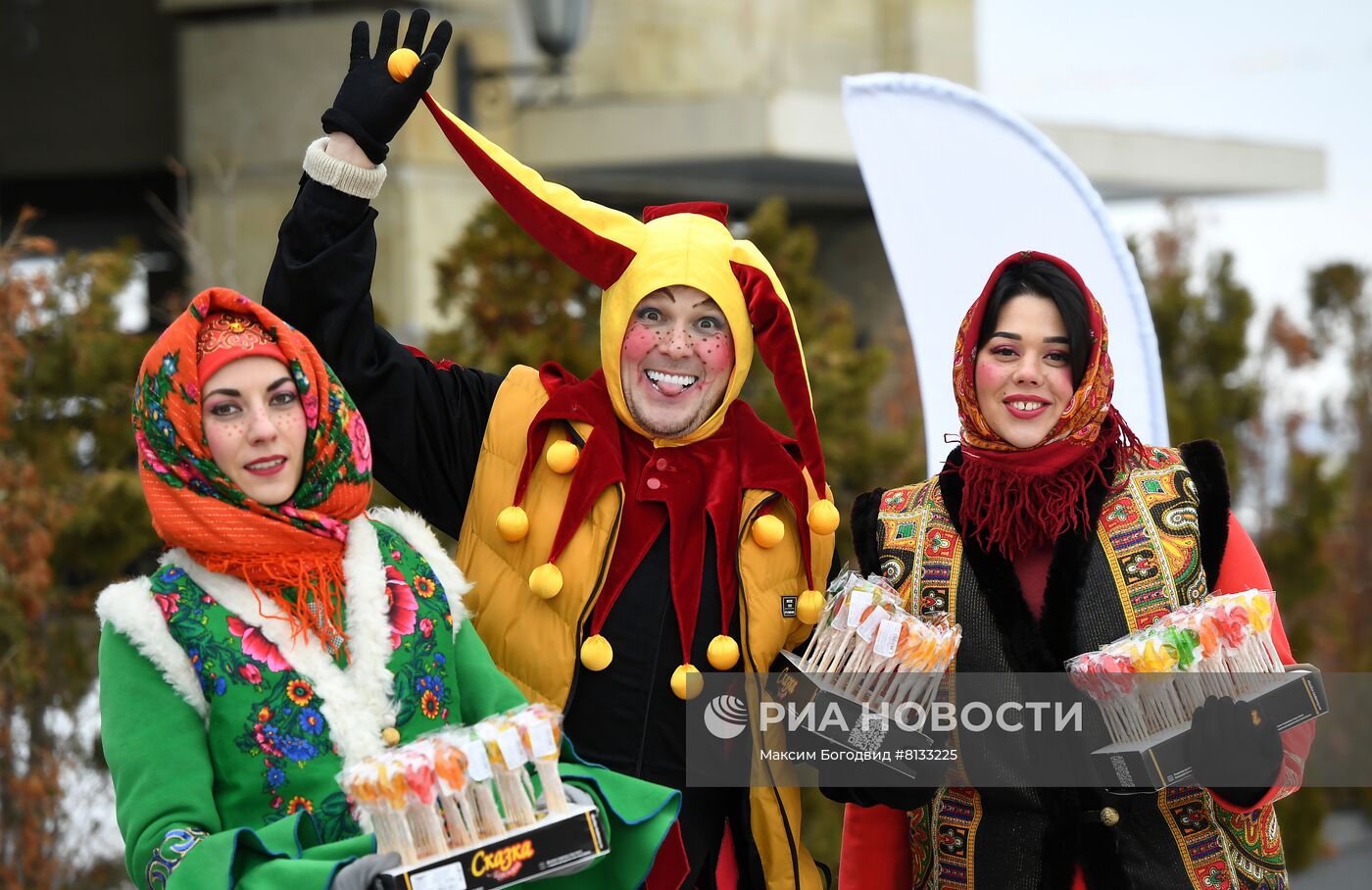 Празднование Масленицы в Казани