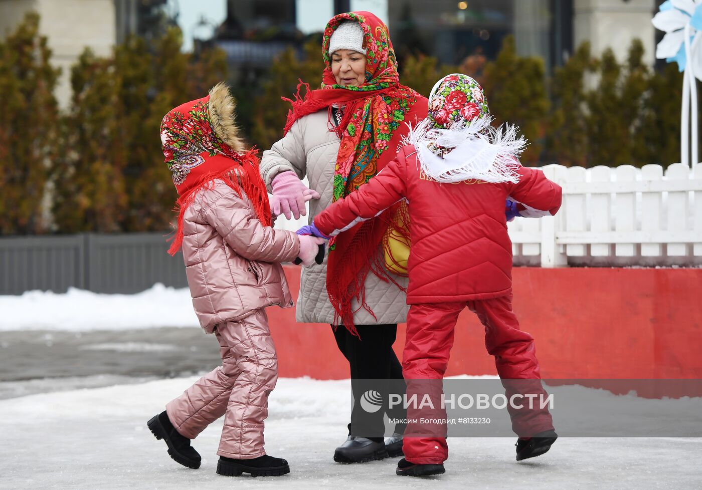 Празднование Масленицы в Казани