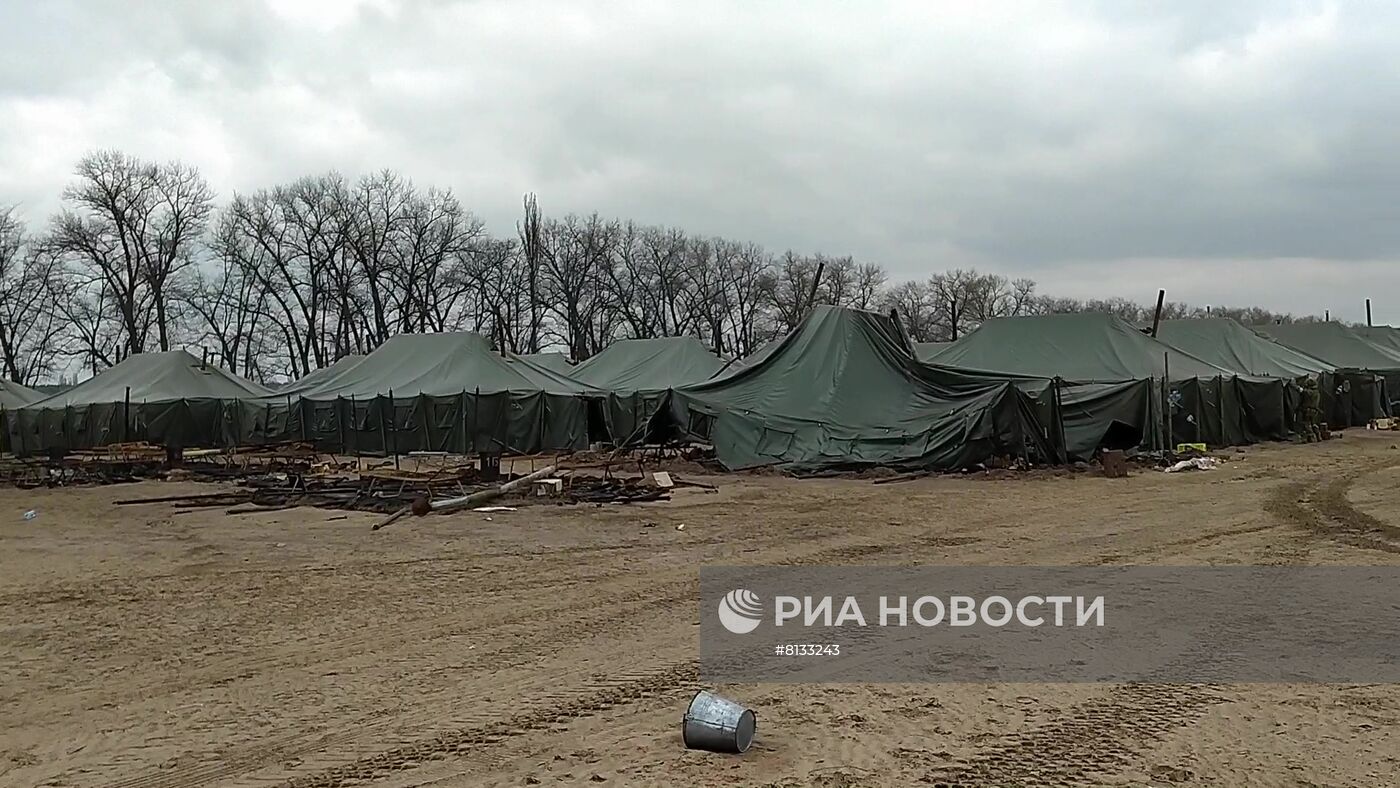 Российские военнослужащие взяли под контроль военную базу ВСУ под Херсоном