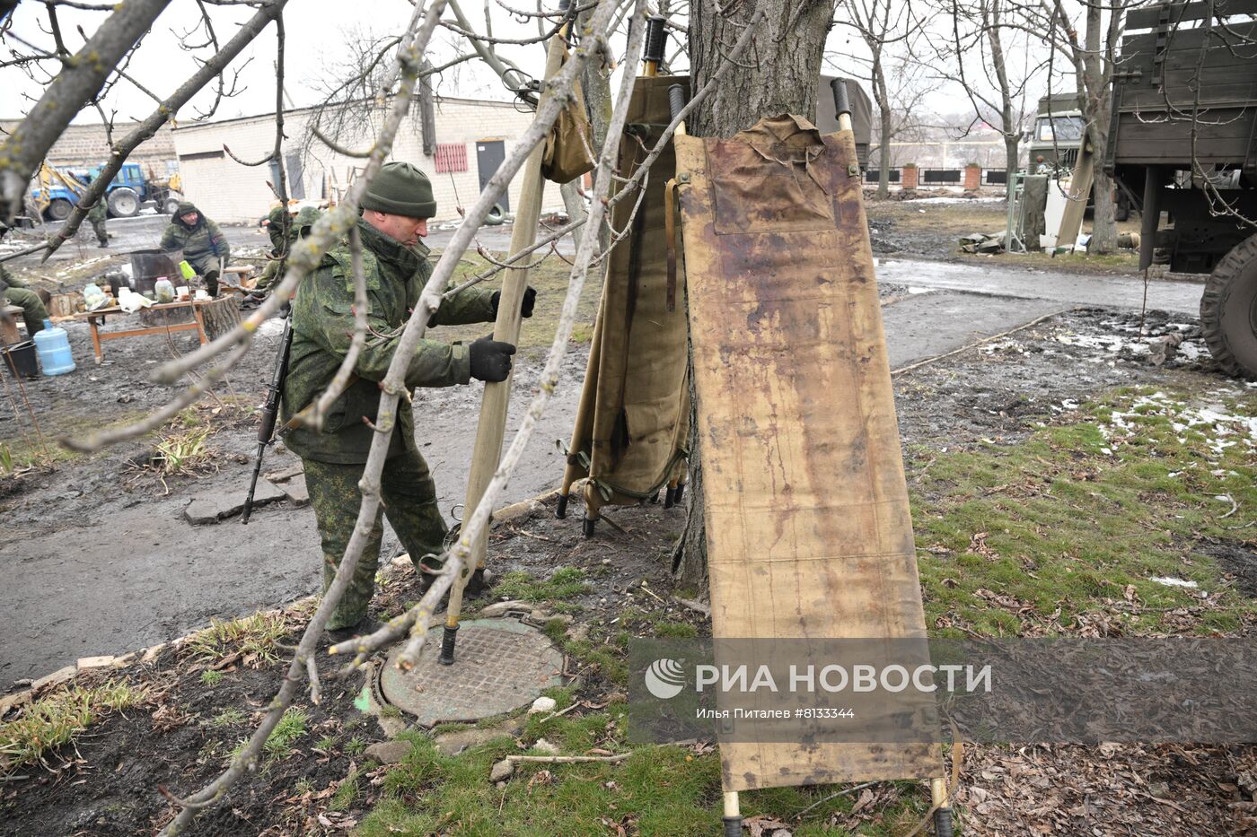 Беженцы из Волновахи