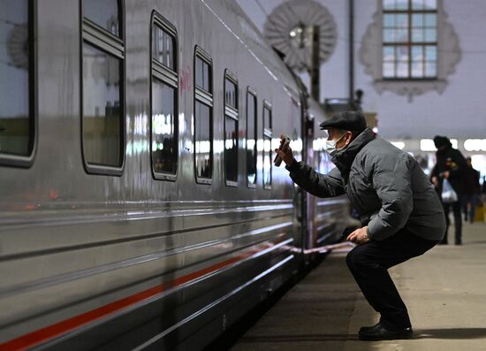 Запуск нового туристического маршрута на поезде "В Сибирь"