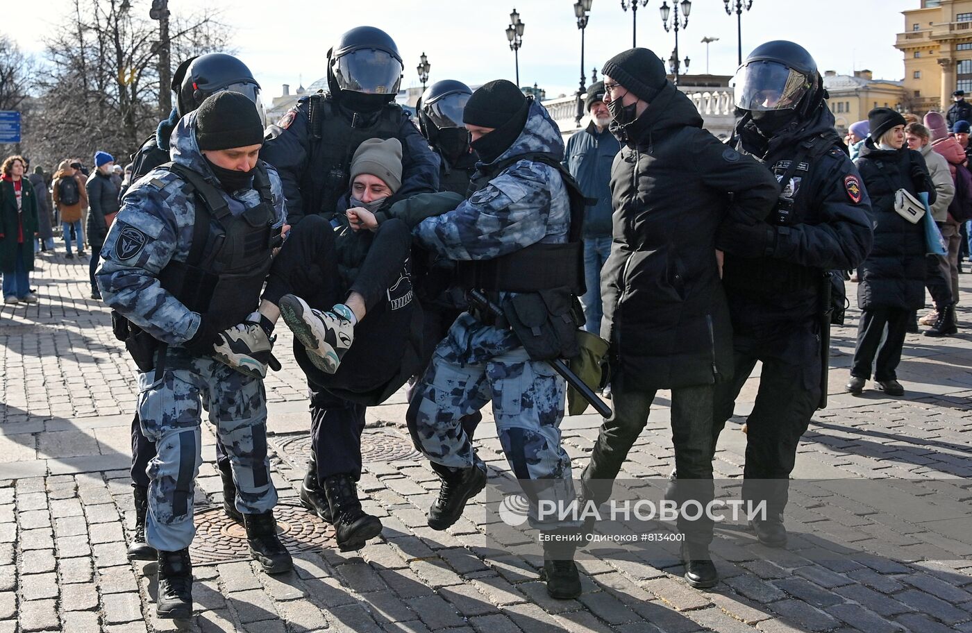 Акции против спецоперации на Украине