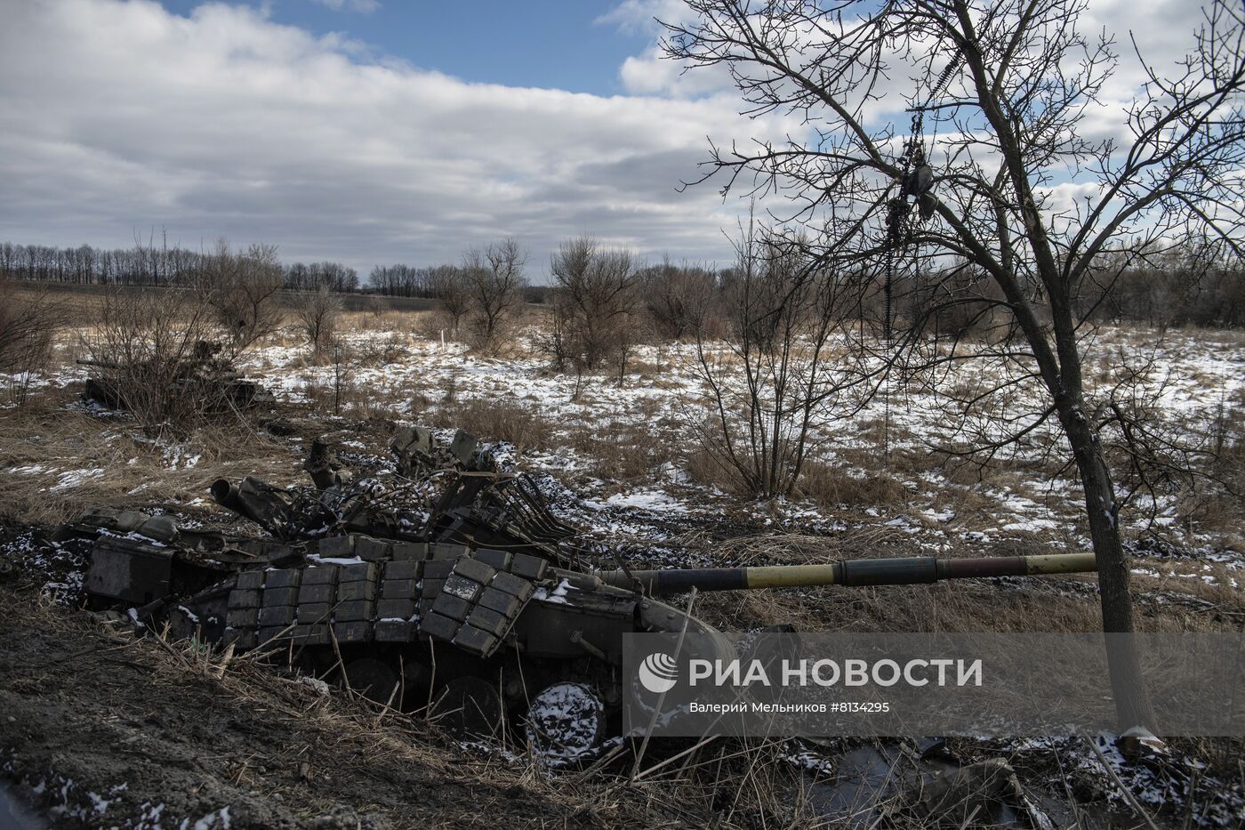 Разбитая техника ВСУ в районе Северодонецка