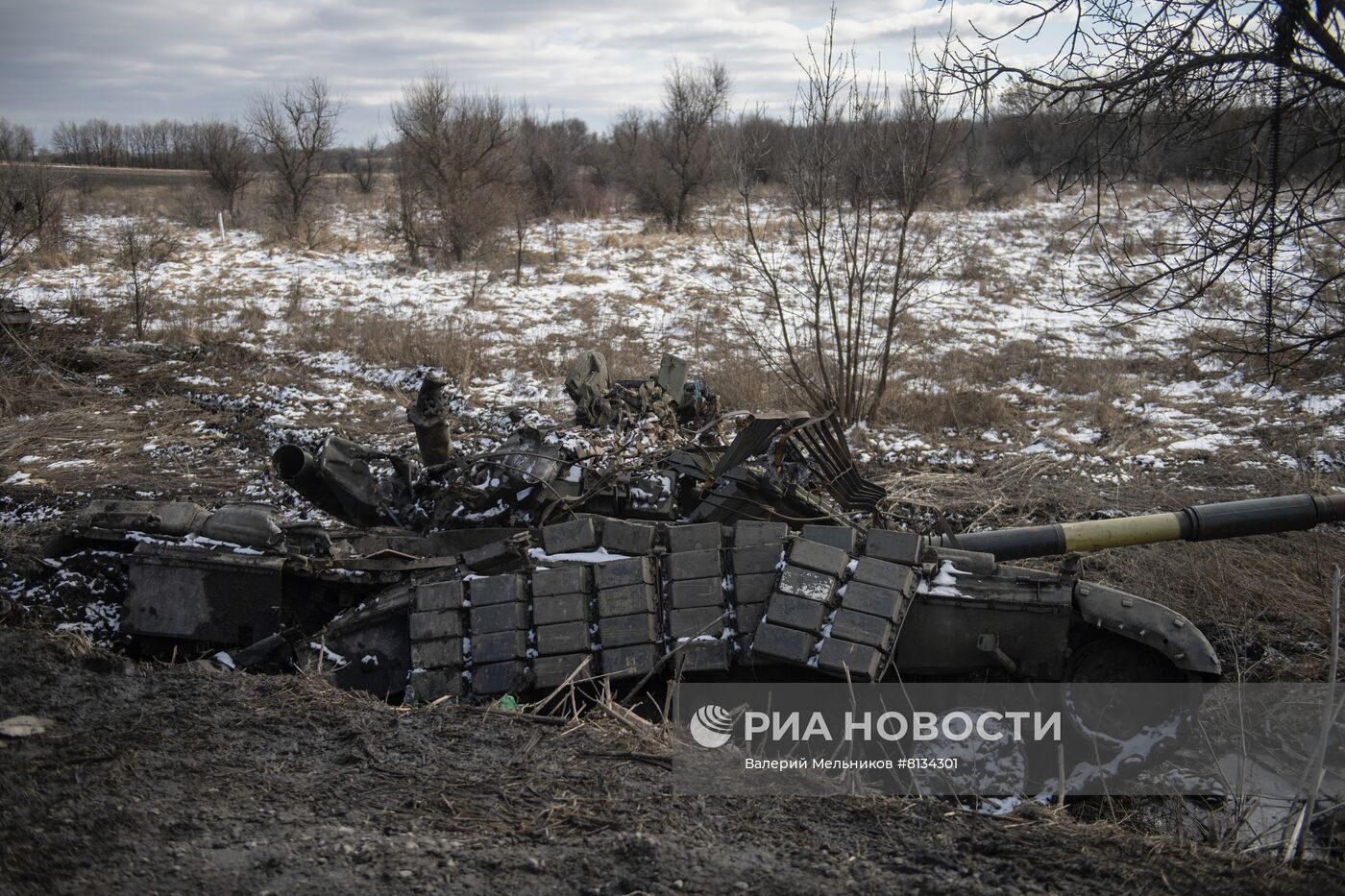 Разбитая техника ВСУ в районе Северодонецка