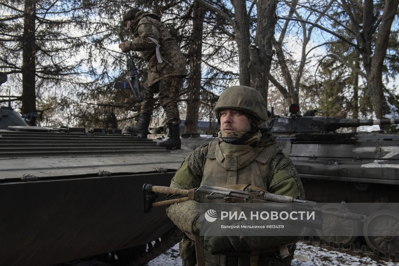 Разбитая техника ВСУ в районе Северодонецка