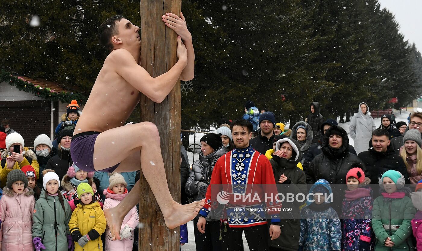 Празднование Масленицы в регионах России