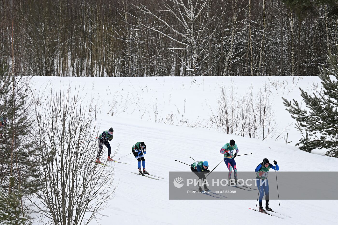 Лыжные гонки. Деминский марафон. Масс-старт