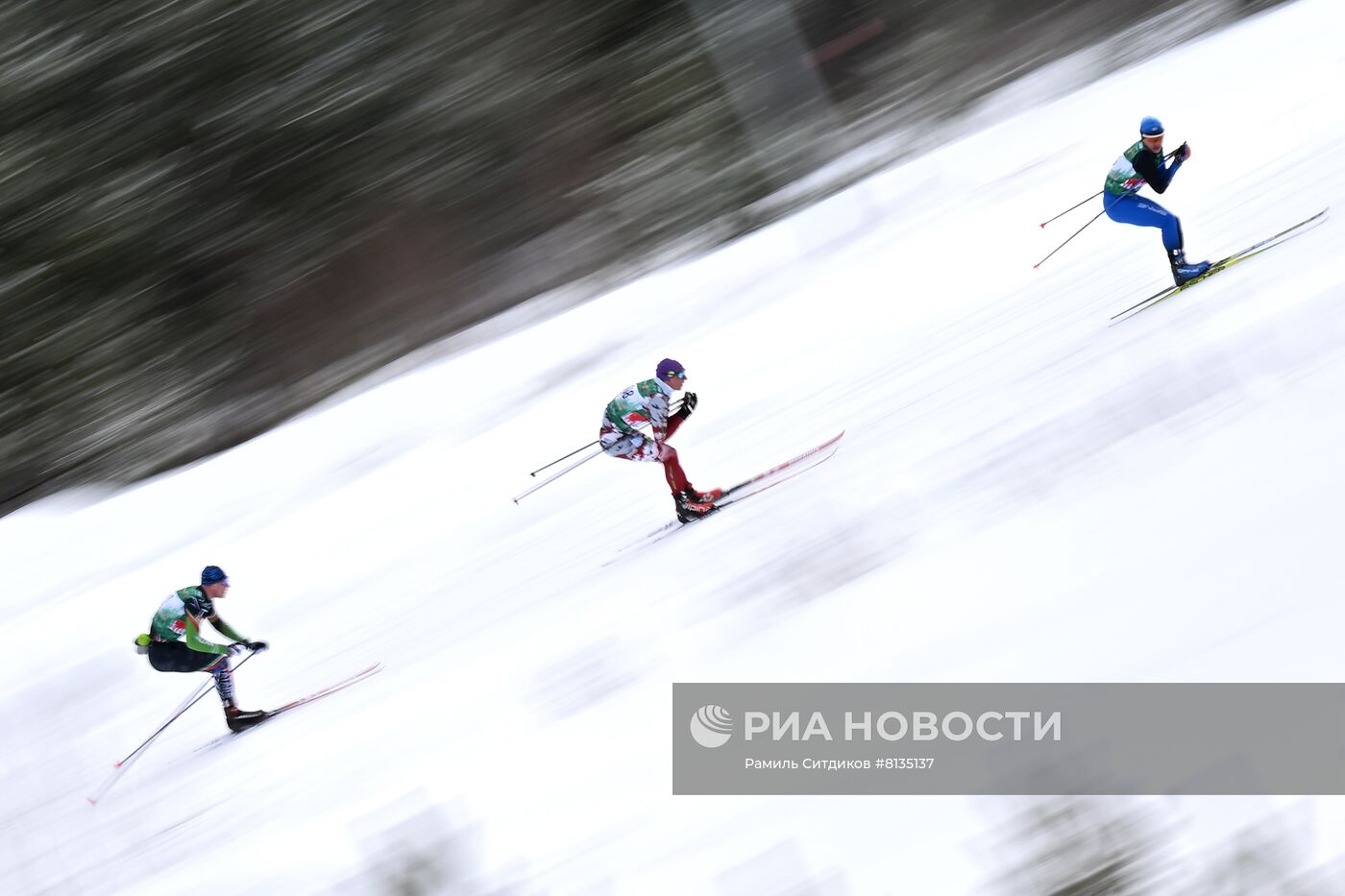 Лыжные гонки. Деминский марафон. Масс-старт