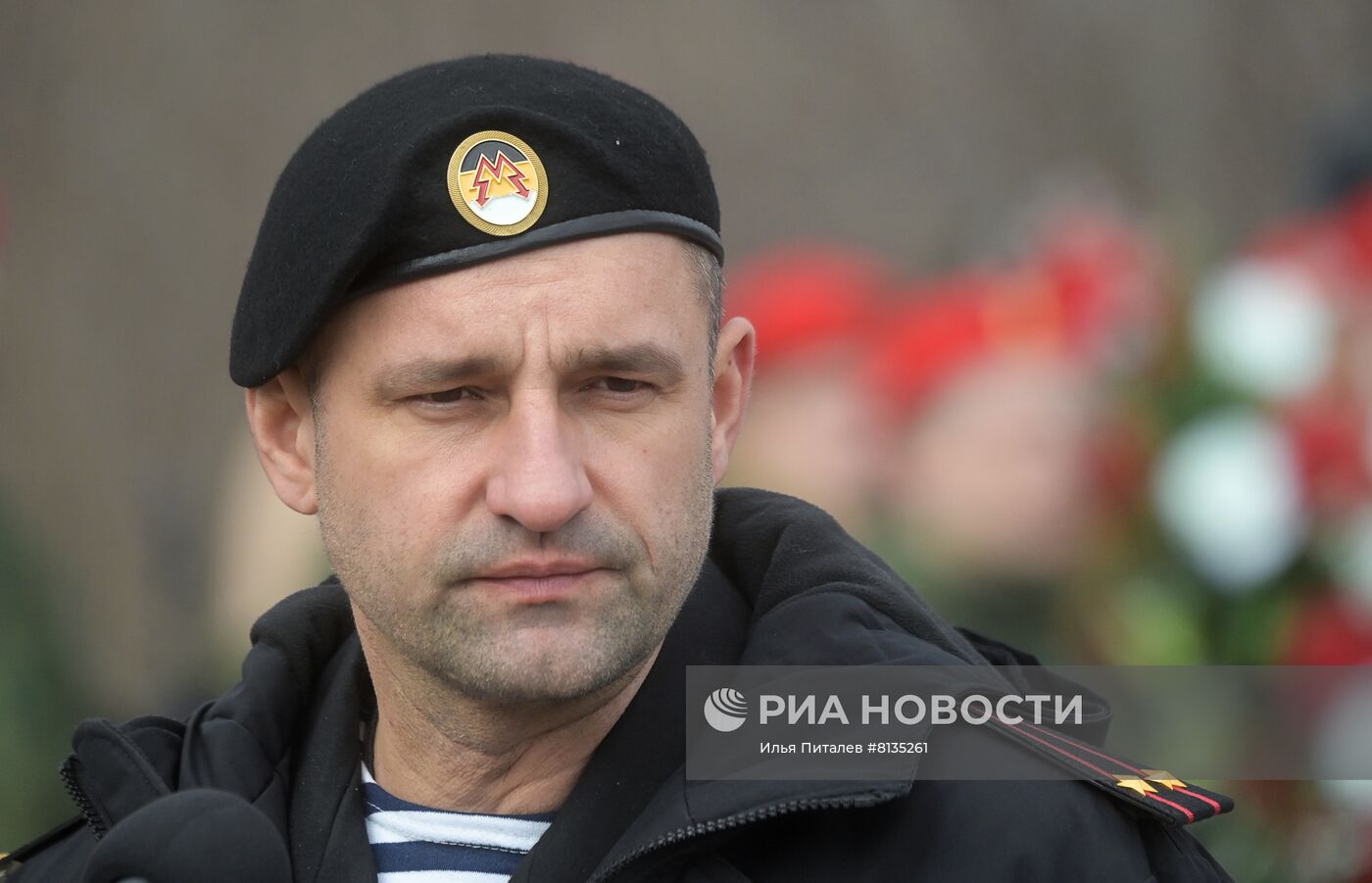 Прощание с командиром батальона "Спарта" В. Жогой в Донецке