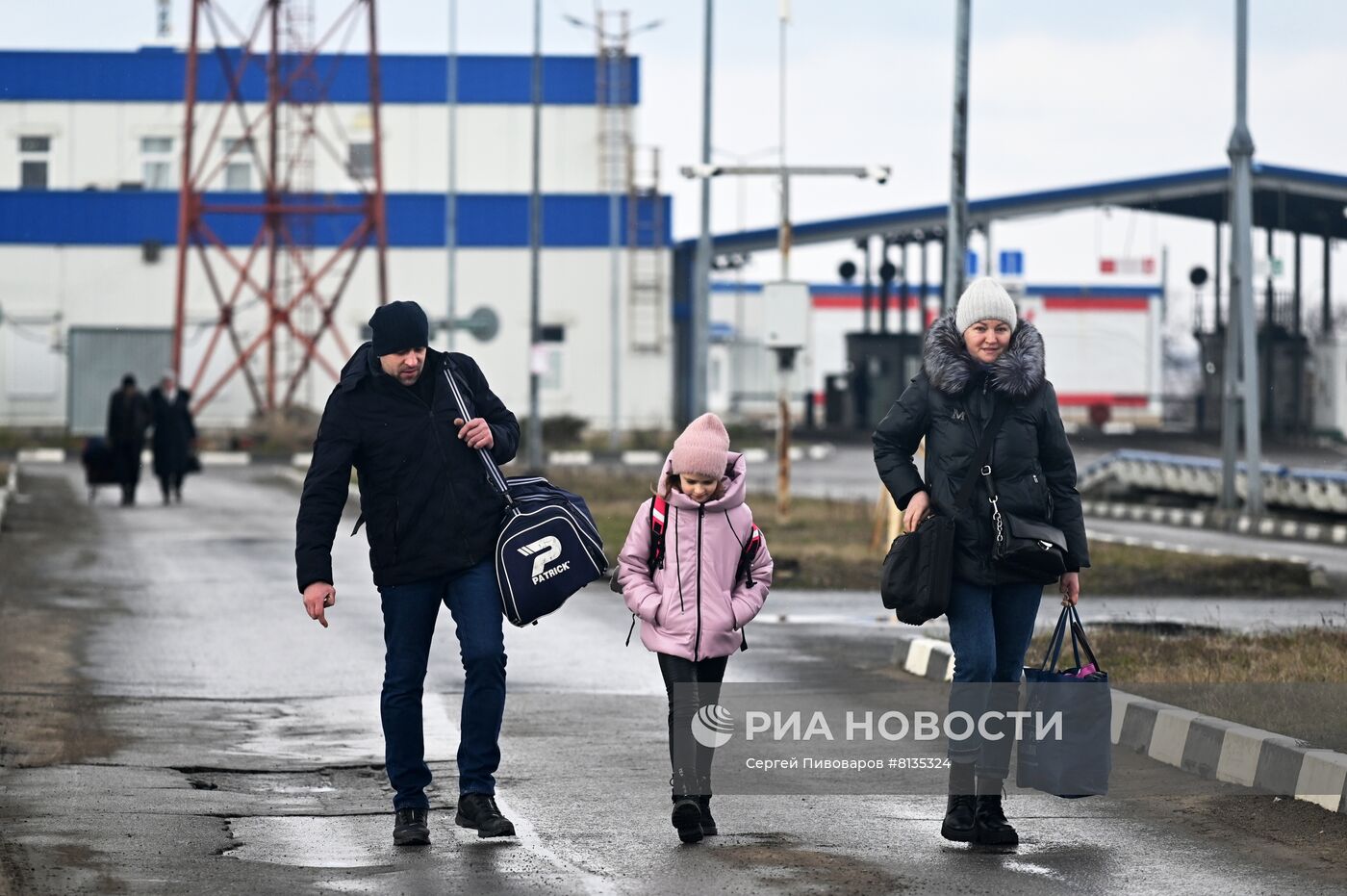 Беженцы из Украины прибыли в РФ