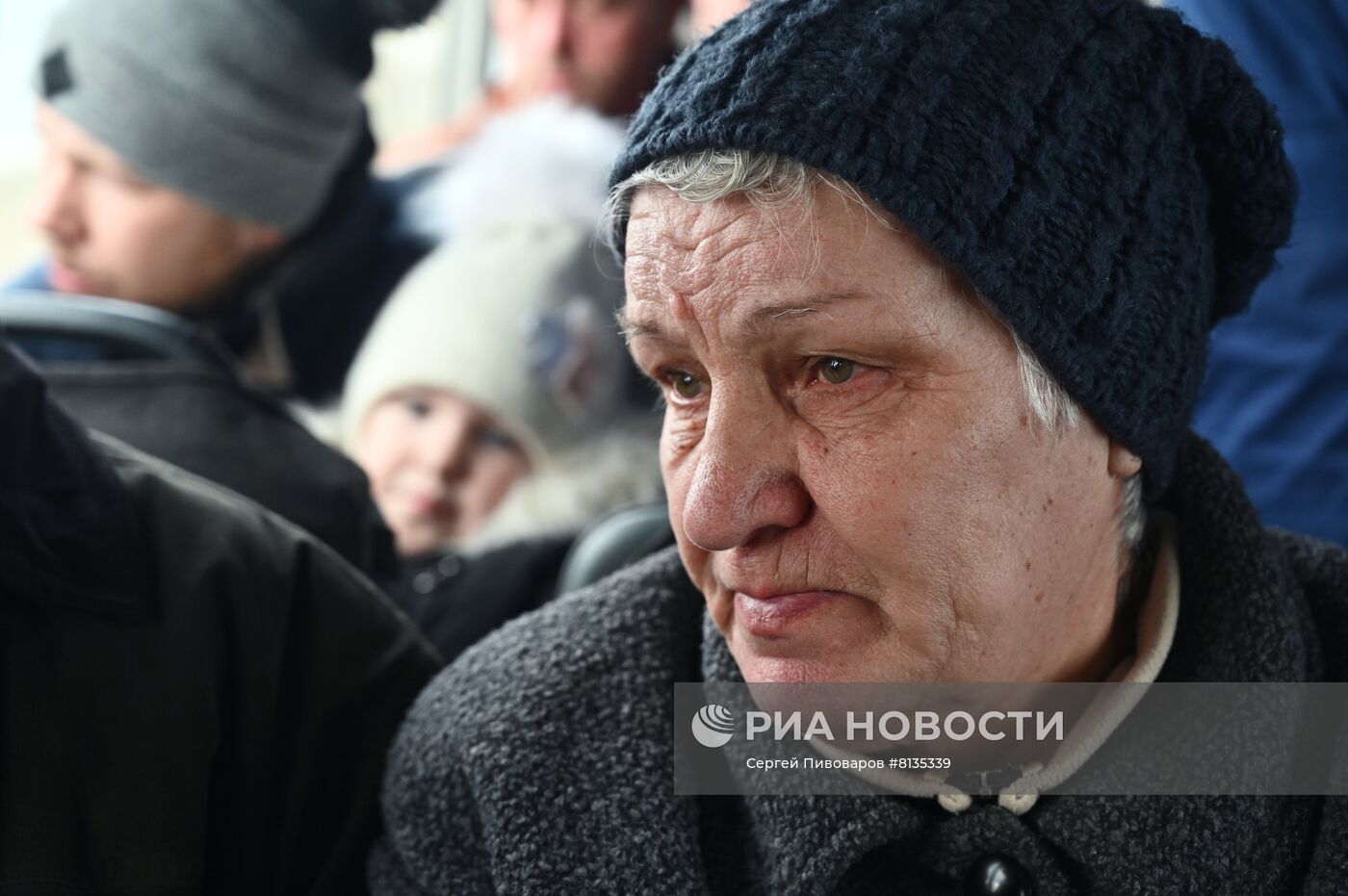 Беженцы из Украины прибыли в РФ