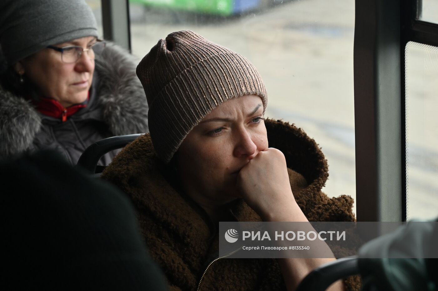 Беженцы из Украины прибыли в РФ