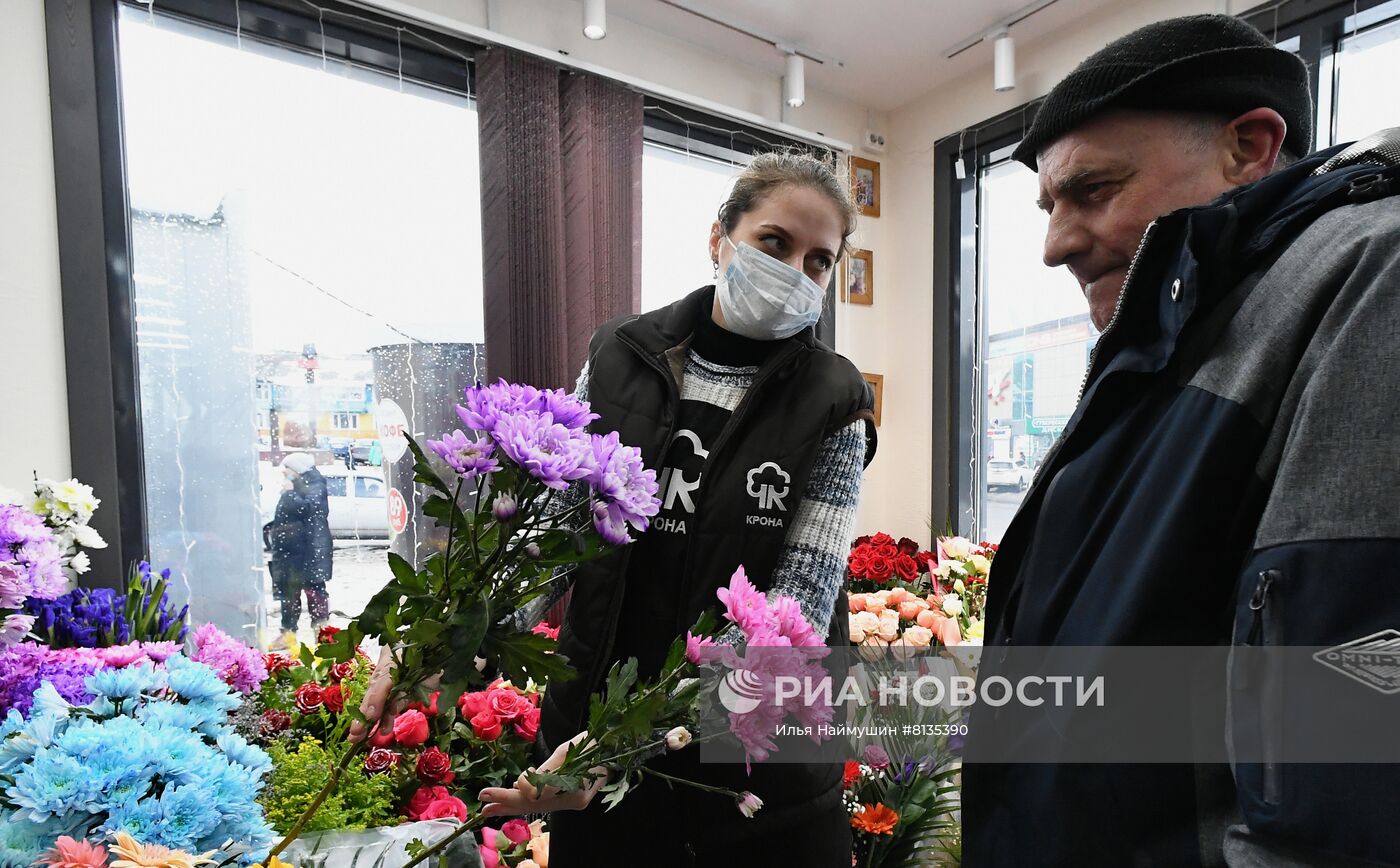 Подготовка к 8 Марта в Красноярском крае