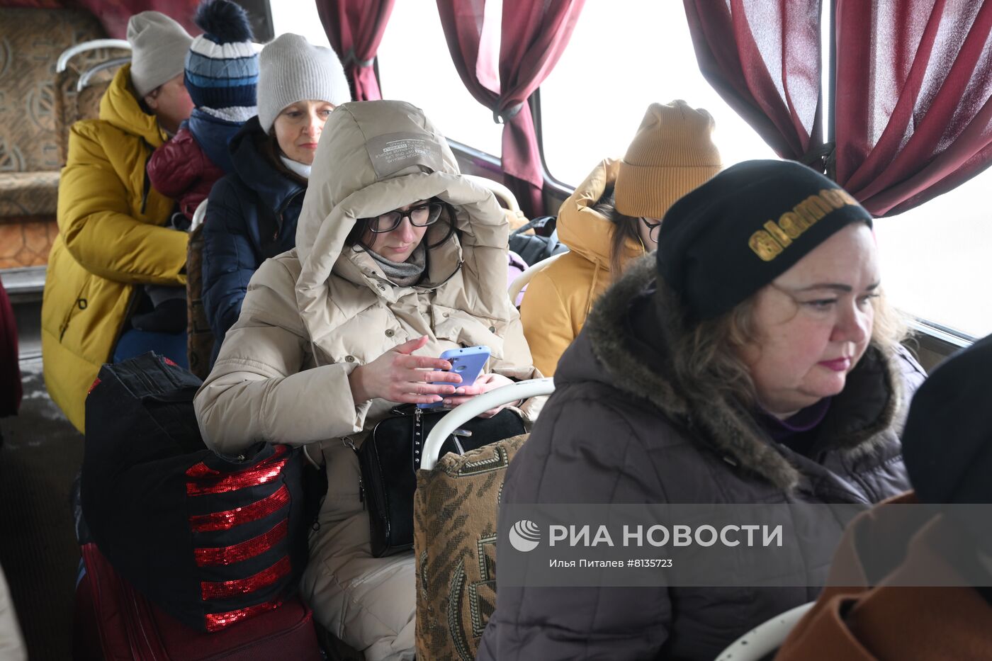 Эвакуация жителей Горловки