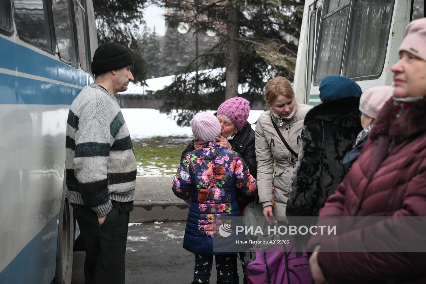 Эвакуация жителей Горловки