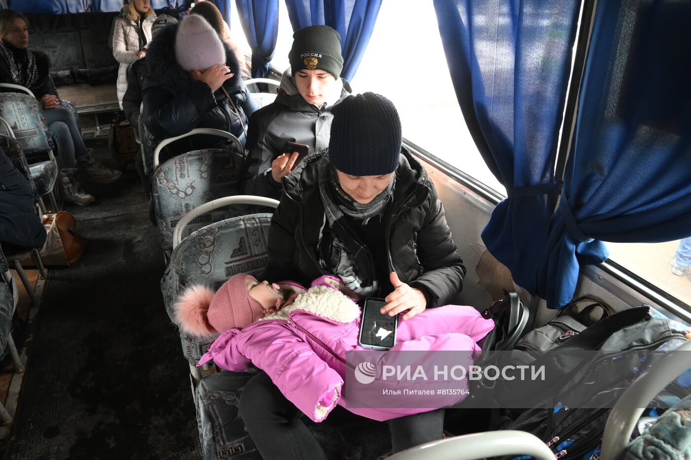 Эвакуация жителей Горловки