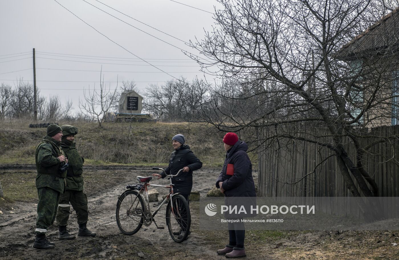 Освобожденное село Крымское в ЛНР