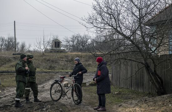 Освобожденное село Крымское в ЛНР