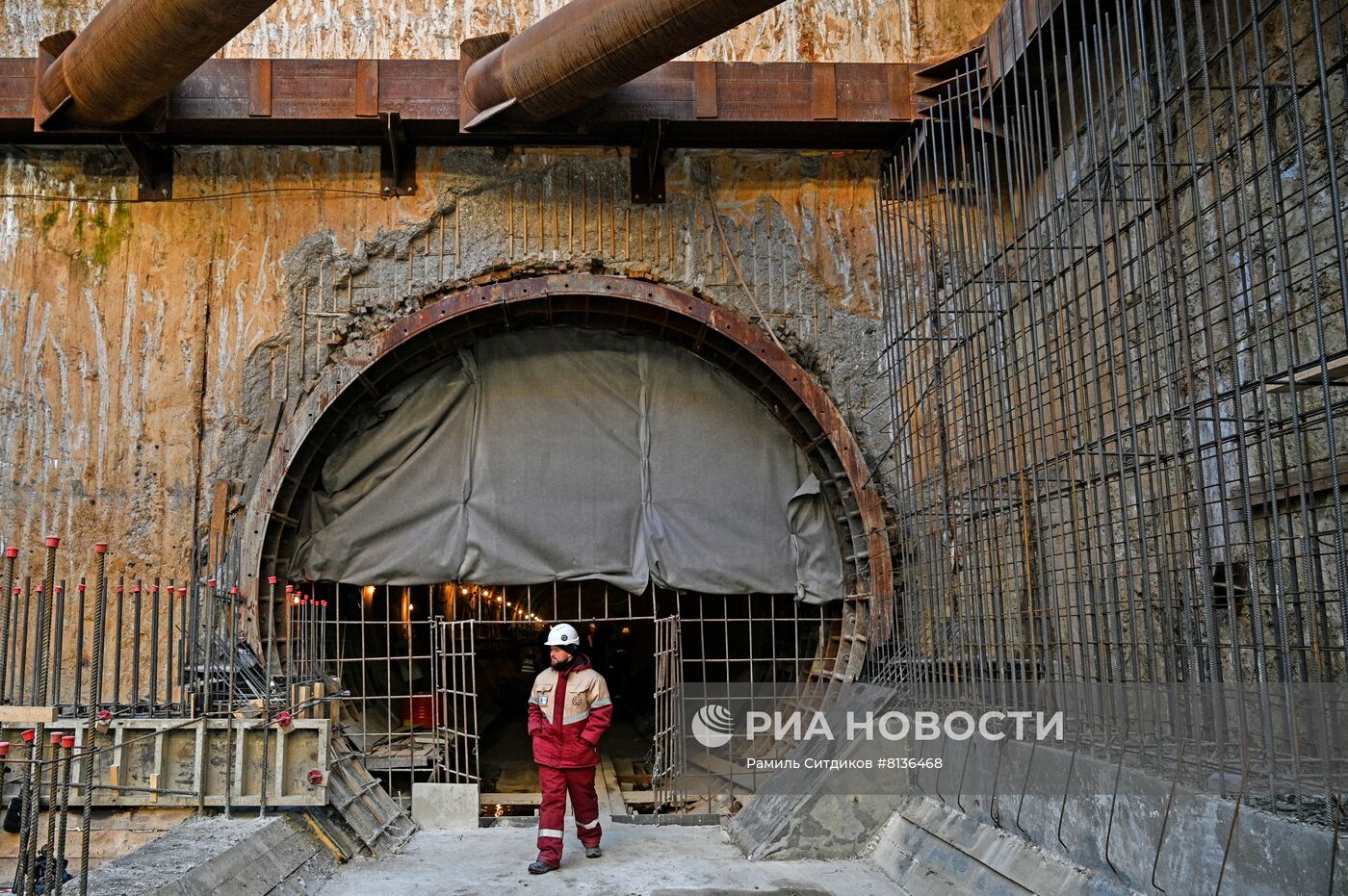 Строительство метро "Лианозово" 