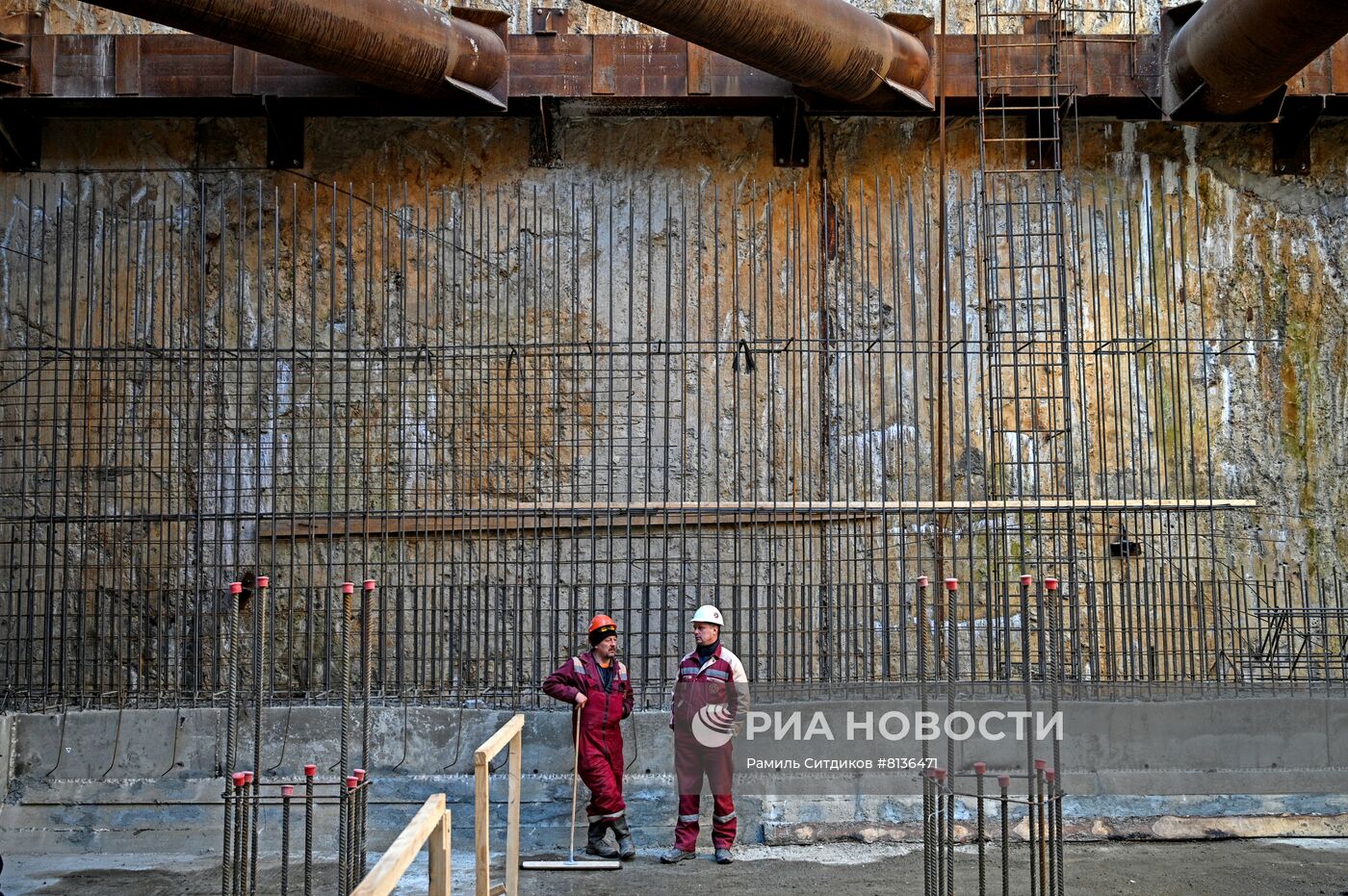 Строительство метро "Лианозово" 