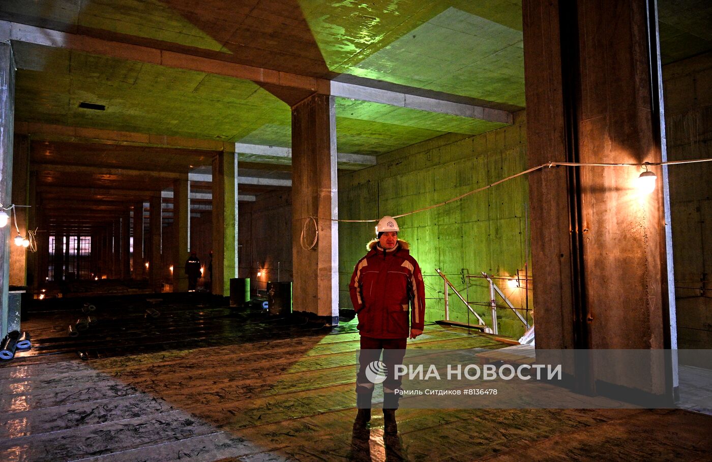 Строительство метро "Лианозово" 