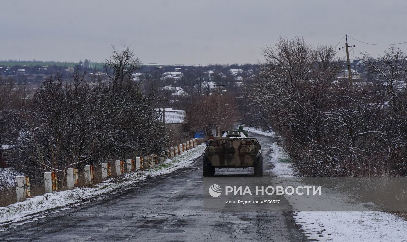 Народная милиция ДНР под Мариуполем